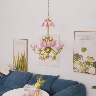 Mardi Gras Blossom Chandelier Arkstarhome
