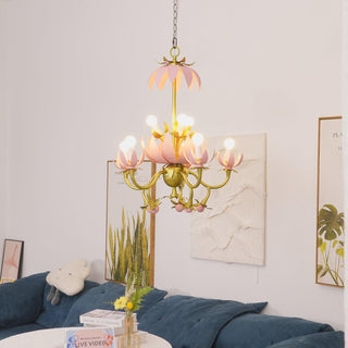 Mardi Gras Blossom Chandelier Arkstarhome