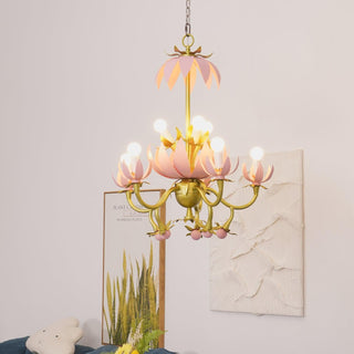 Mardi Gras Blossom Chandelier Arkstarhome