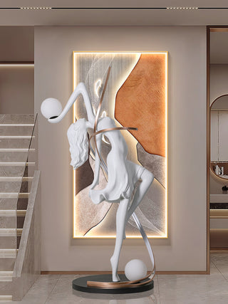 Misha Goddess Statue Floor Lamp Ledecoo
