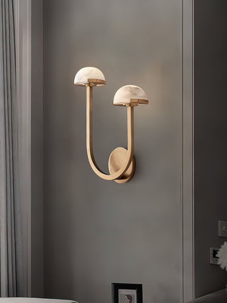 Mushroom Alabaster Wall Lamp Arkstarhome