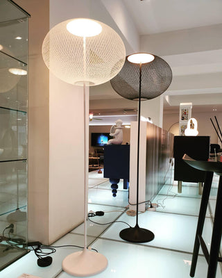 Metallic Meshwork Floor Lamp Ledecoo
