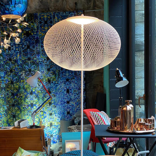 Metallic Meshwork Floor Lamp Ledecoo