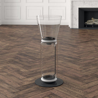 Bamboo Glass Floor Lamp Ledecoo