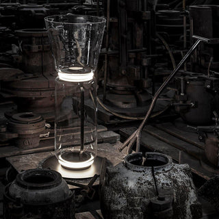 Bamboo Glass Floor Lamp Ledecoo