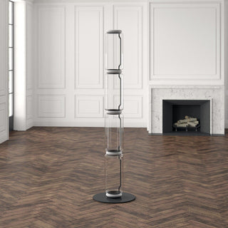 Bamboo Glass Floor Lamp Ledecoo