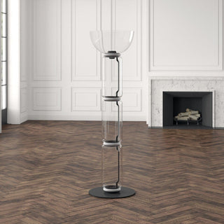 Bamboo Glass Floor Lamp Ledecoo