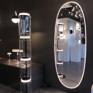 Bamboo Glass Floor Lamp Ledecoo