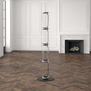 Bamboo Glass Floor Lamp Ledecoo
