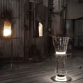 Bamboo Glass Floor Lamp Ledecoo
