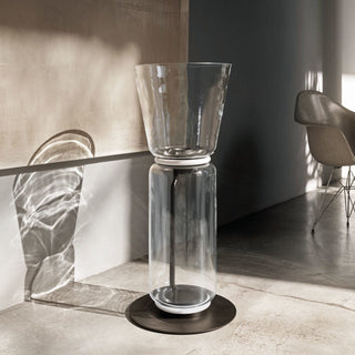 Bamboo Glass Floor Lamp Ledecoo