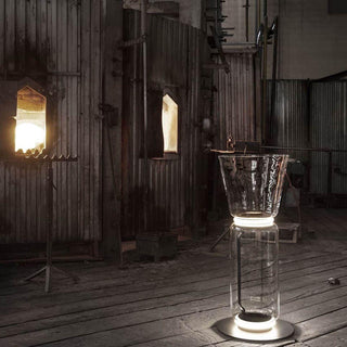 Bamboo Glass Floor Lamp Ledecoo