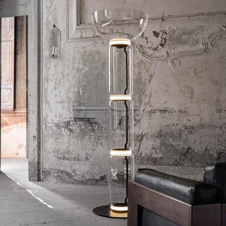 Bamboo Glass Floor Lamp Ledecoo