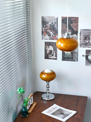 Oval Persimmon Table Light Ledecoo
