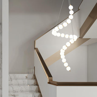 Glass Pearl Necklace Chandelier Arkstarhome