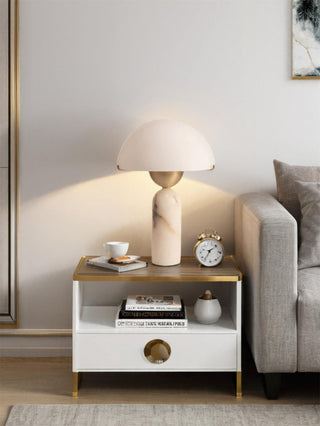 Peono Alabaster Table Lamp Ledecoo