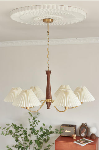 Pleated Chandelier Arkstarhome