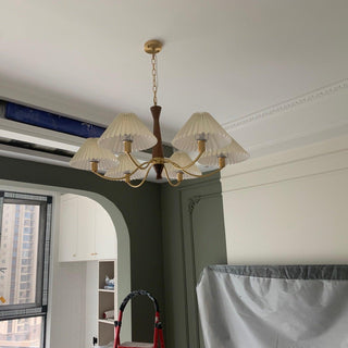 Pleated Chandelier Arkstarhome