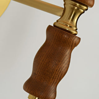 Pleated Walnut Wall Light Arkstarhome
