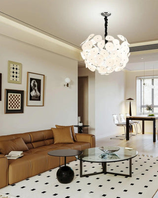 Poppy Glass Chandelier Arkstarhome