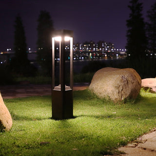 Rectangular Column Garden Outdoor Light Ledecoo
