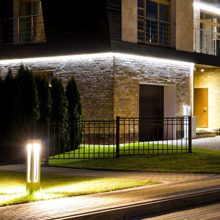 Rectangular Column Garden Outdoor Light Ledecoo