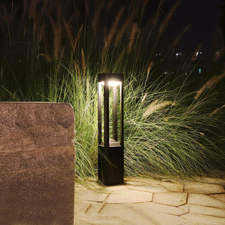 Rectangular Column Garden Outdoor Light Ledecoo