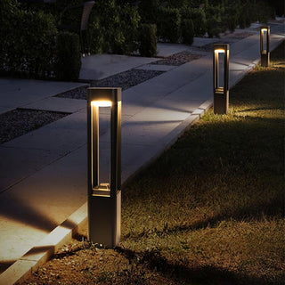 Rectangular Column Garden Outdoor Light Ledecoo