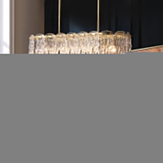 Rectangular Icicle Glass Chandelier Arkstarhome
