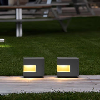 Regular Cube Post Outdoor Light Ledecoo