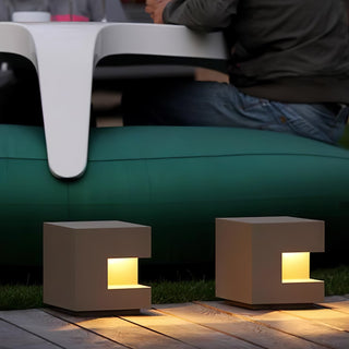 Regular Cube Post Outdoor Light Ledecoo