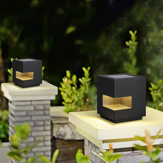 Regular Cube Post Outdoor Light Ledecoo