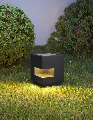 Regular Cube Post Outdoor Light Ledecoo