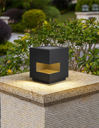 Regular Cube Post Outdoor Light Ledecoo