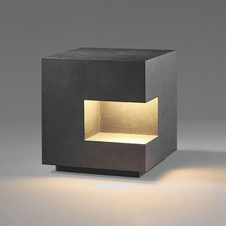 Regular Cube Post Outdoor Light Ledecoo