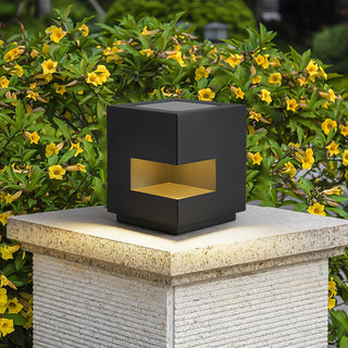 Regular Cube Post Outdoor Light Ledecoo