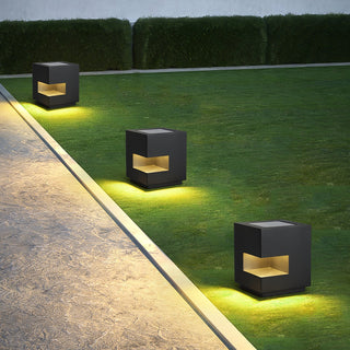 Regular Cube Post Outdoor Light Ledecoo