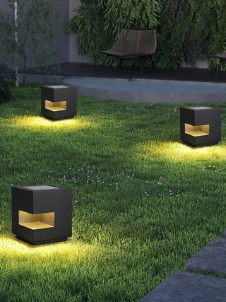 Regular Cube Post Outdoor Light Ledecoo