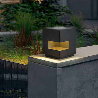 Regular Cube Post Outdoor Light Ledecoo