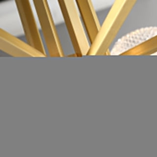 Ribbed Glass Brass Chandelier Arkstarhome