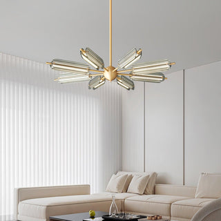 Sputnik Brass Chandelier Arkstarhome