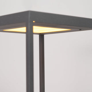 Square Frame Post Outdoor Light Ledecoo