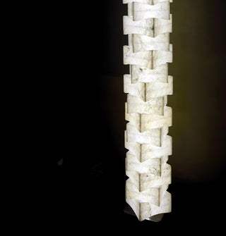 Stacked Alabaster Squares Floor Lamp Ledecoo