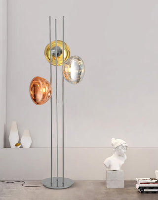 Three Lava Glass Floor Lamp Ledecoo