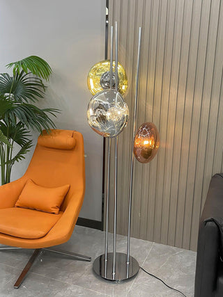 Three Lava Glass Floor Lamp Ledecoo