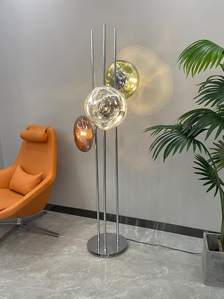 Three Lava Glass Floor Lamp Ledecoo