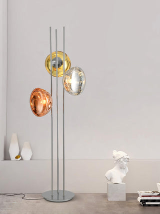 Three Lava Glass Floor Lamp Ledecoo