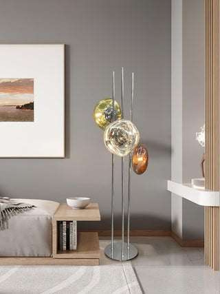 Three Lava Glass Floor Lamp Ledecoo