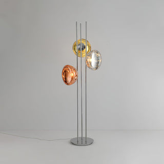 Three Lava Glass Floor Lamp Ledecoo