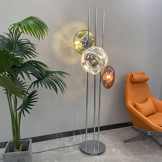 Three Lava Glass Floor Lamp Ledecoo